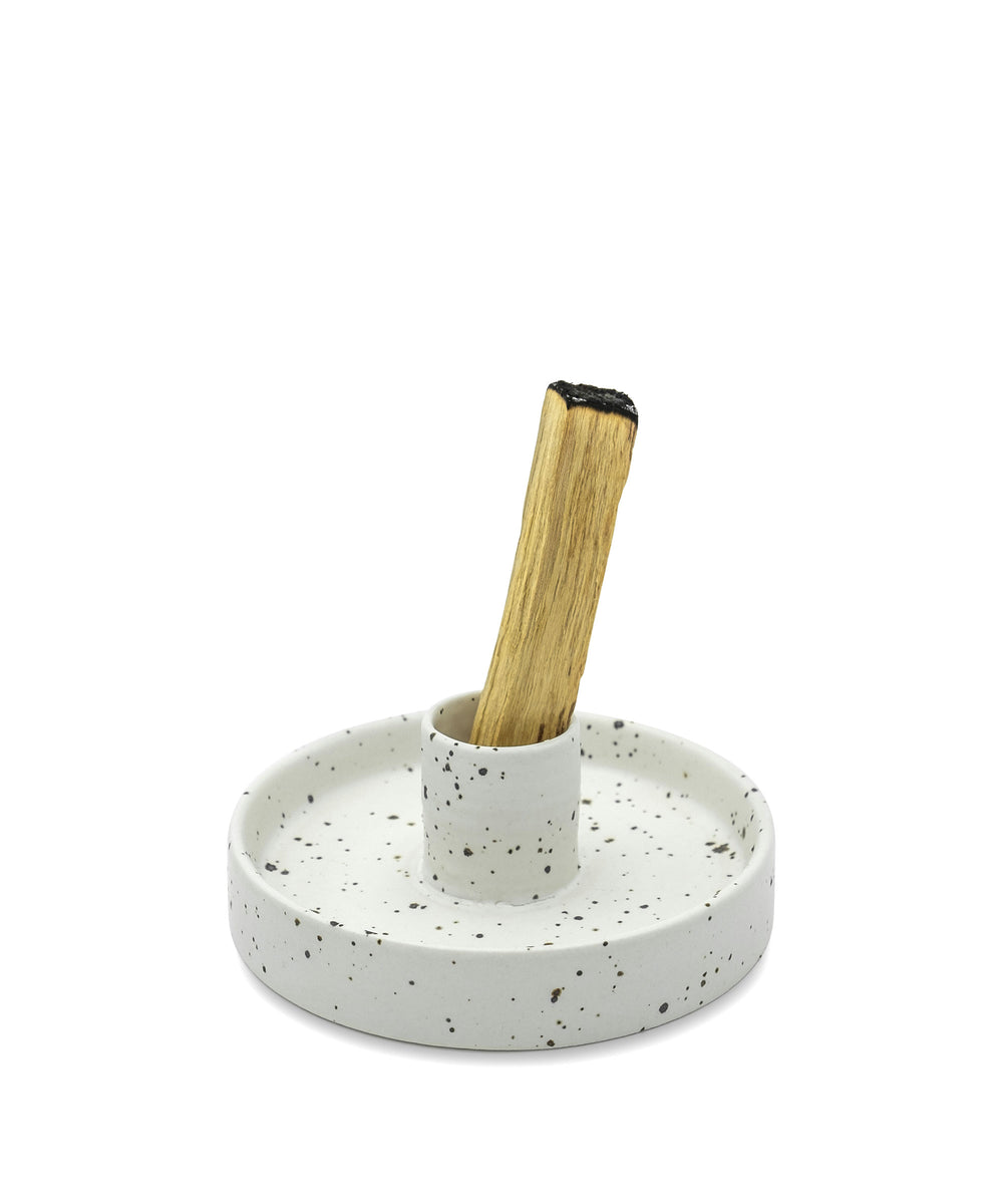 Bursera - Palo Santo Holder - White